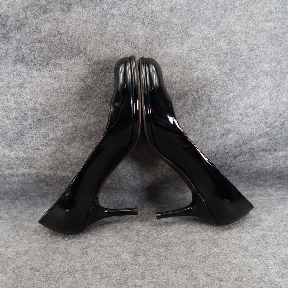 Stuart Weitzman Shoe Women 7 Pumps Platform Stiletto Patent Leather Formal Black - Picture 10 of 16